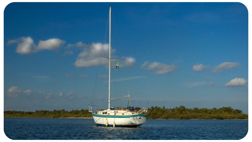 sailing yacht fishing